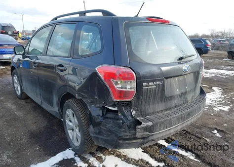 2015 Subaru Forester 2.5I z USA, uszkodzony, nr VIN JF2SJABC4FH817874